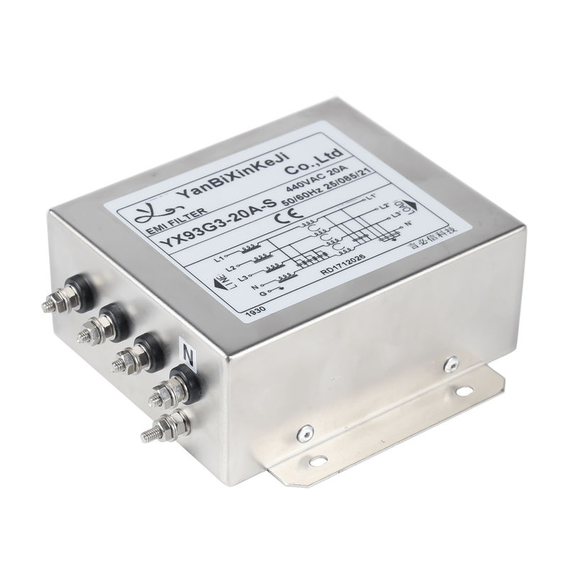 3 Fase 4 Filtro EMI por cable 380V/520V