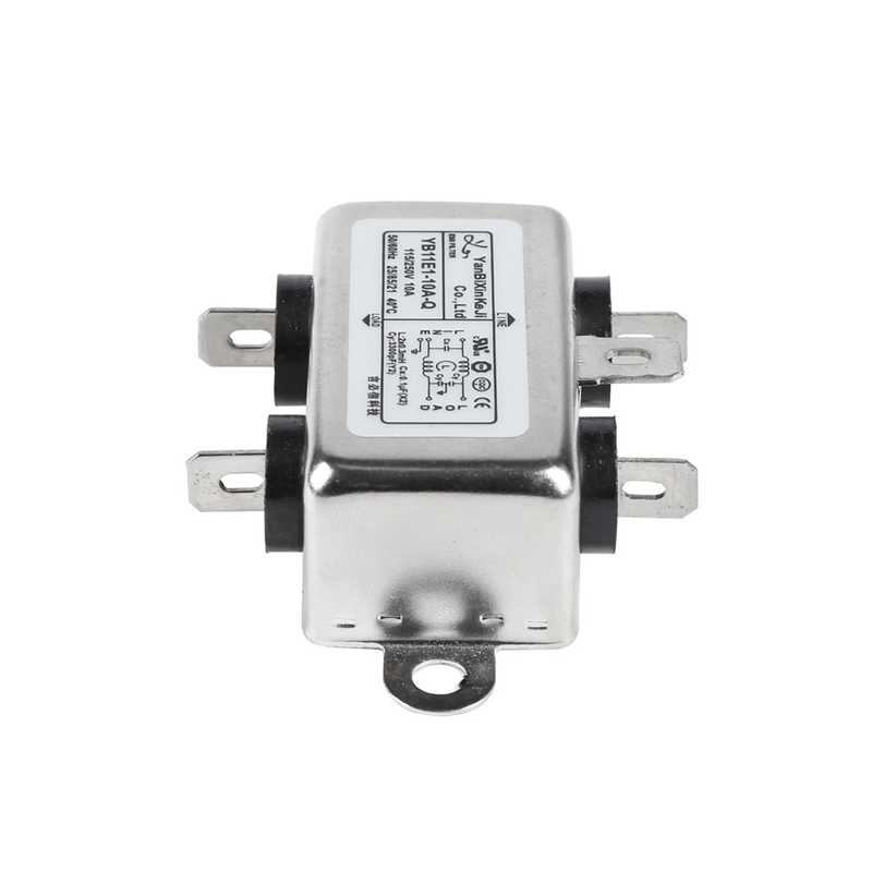 filtro de línea eléctrica de paso bajo la monofásico del filtro YB11E1-Q de 10A EMC