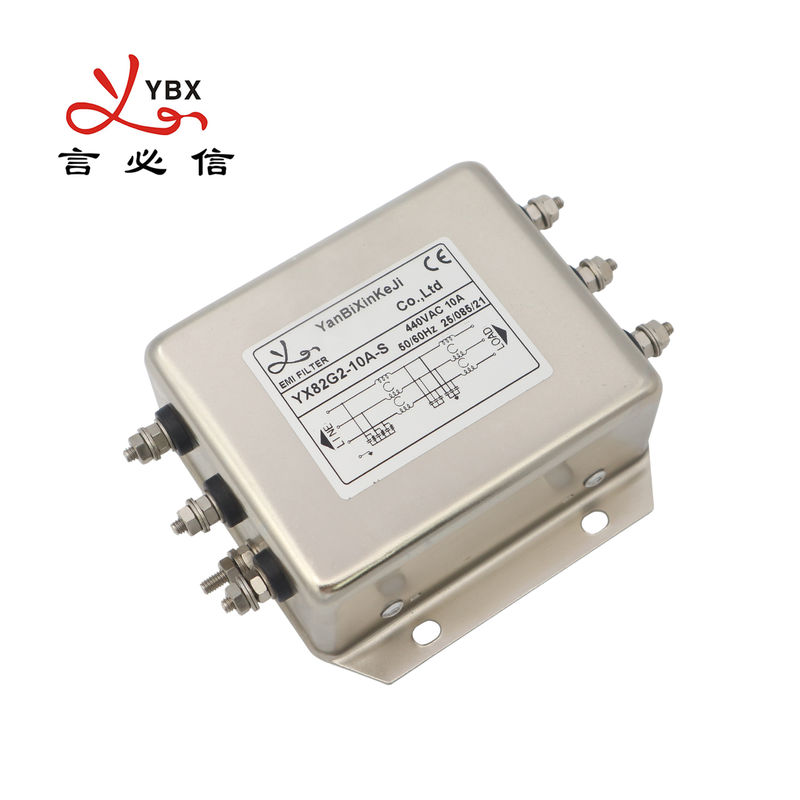 YX82G2 filtro de EMI Filter Bolted Output Power de 3 fases para el equipo de la automatización